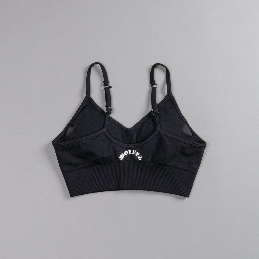 Wolf Chopper "Everson Seamless" Sports Bra in Black — imagem 4