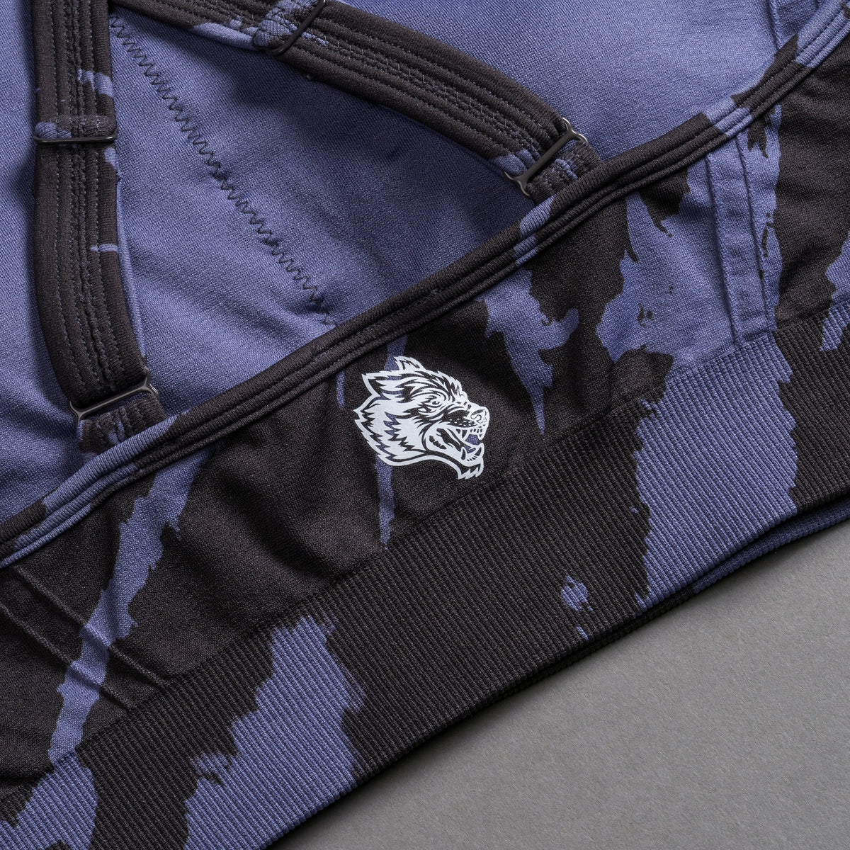 Chopper "Everson Seamless" High Neck Bra in Purple Stone Native Camo - imagem 9