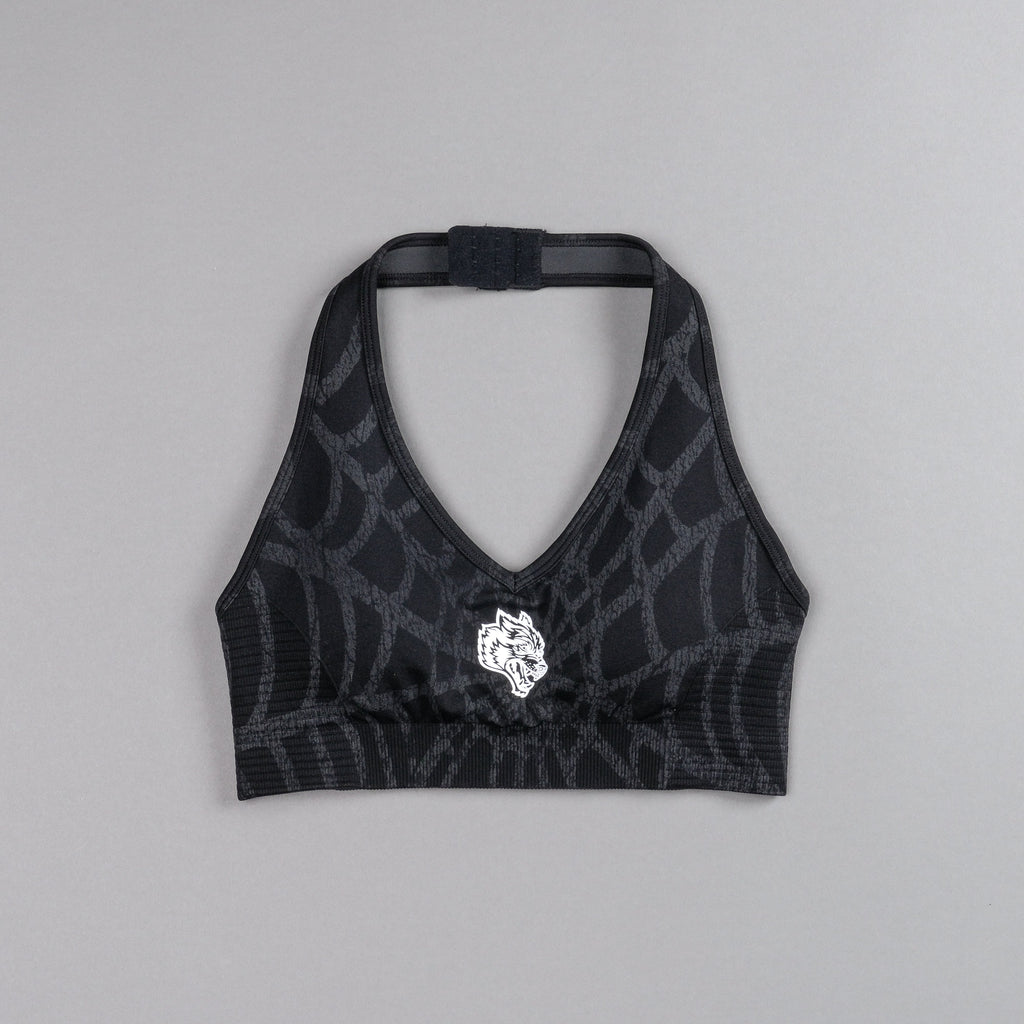 Single Wolf "Everson Seamless" Valencourt Bra in Black Symbiote Web V2 - imagem 3