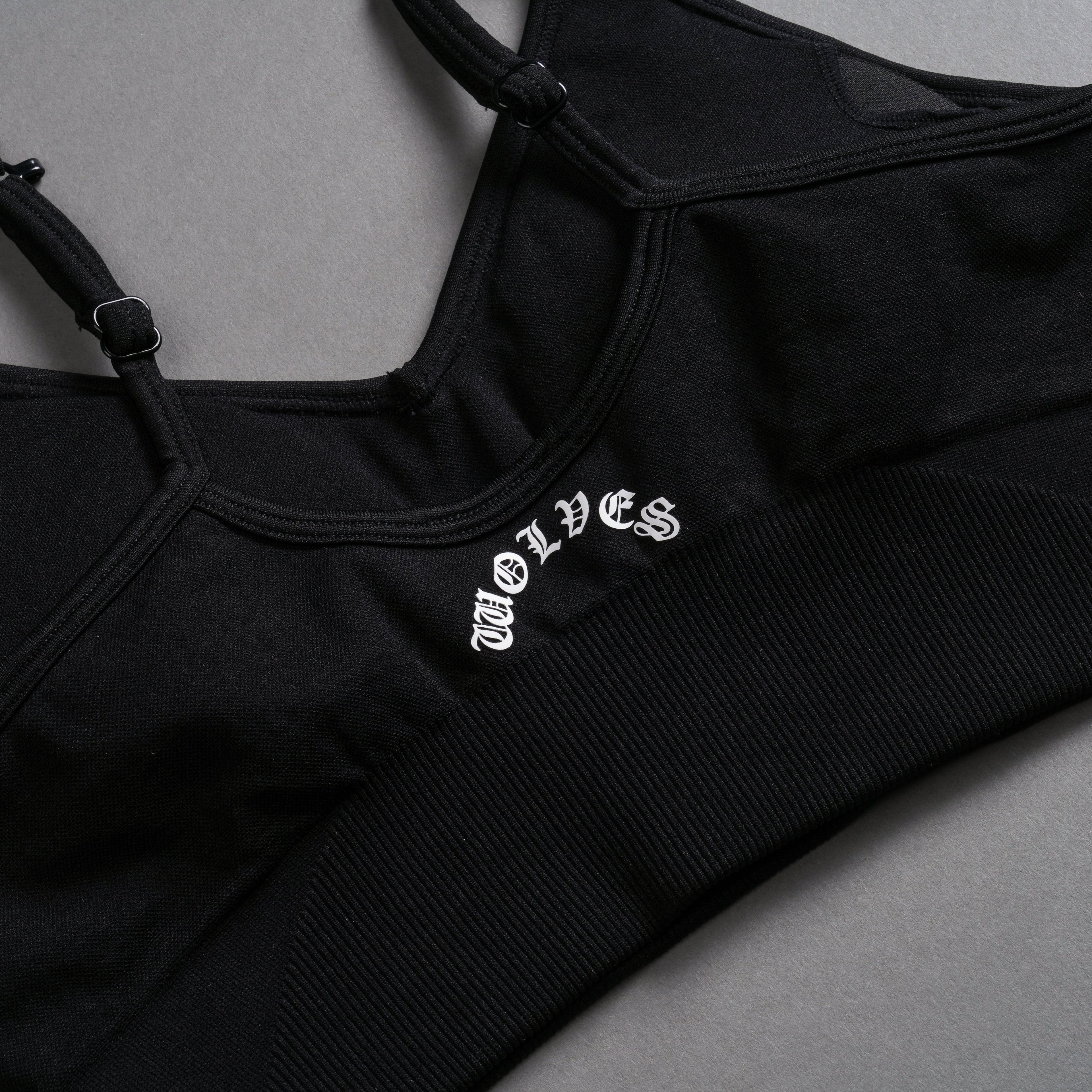 Wolf Chopper "Everson Seamless" Sports Bra in Black — imagem 9