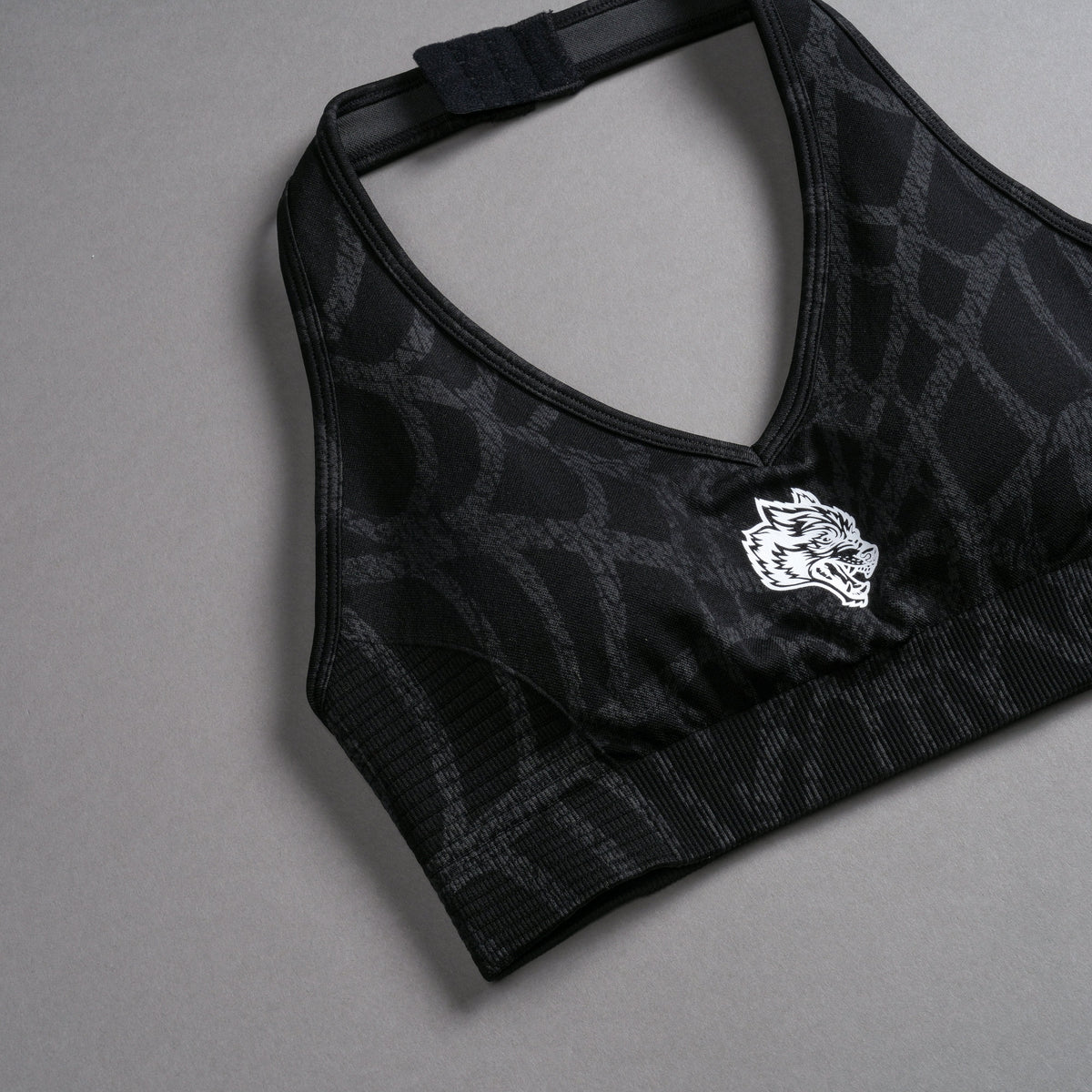 Single Wolf "Everson Seamless" Valencourt Bra in Black Symbiote Web V2 - imagem 8