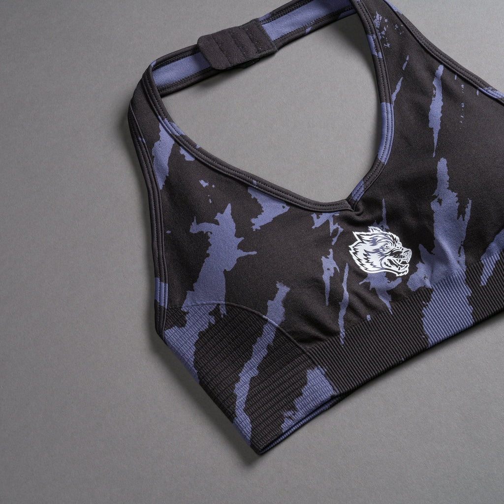 Single Wolf "Everson Seamless" Valencourt Bra in Purple Stone Native Camo — imagem 8