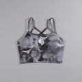 Single Wolf Chopper "Everson Seamless" Huxley Bra in Black Death Moth Ghost Clouds - imagem 1