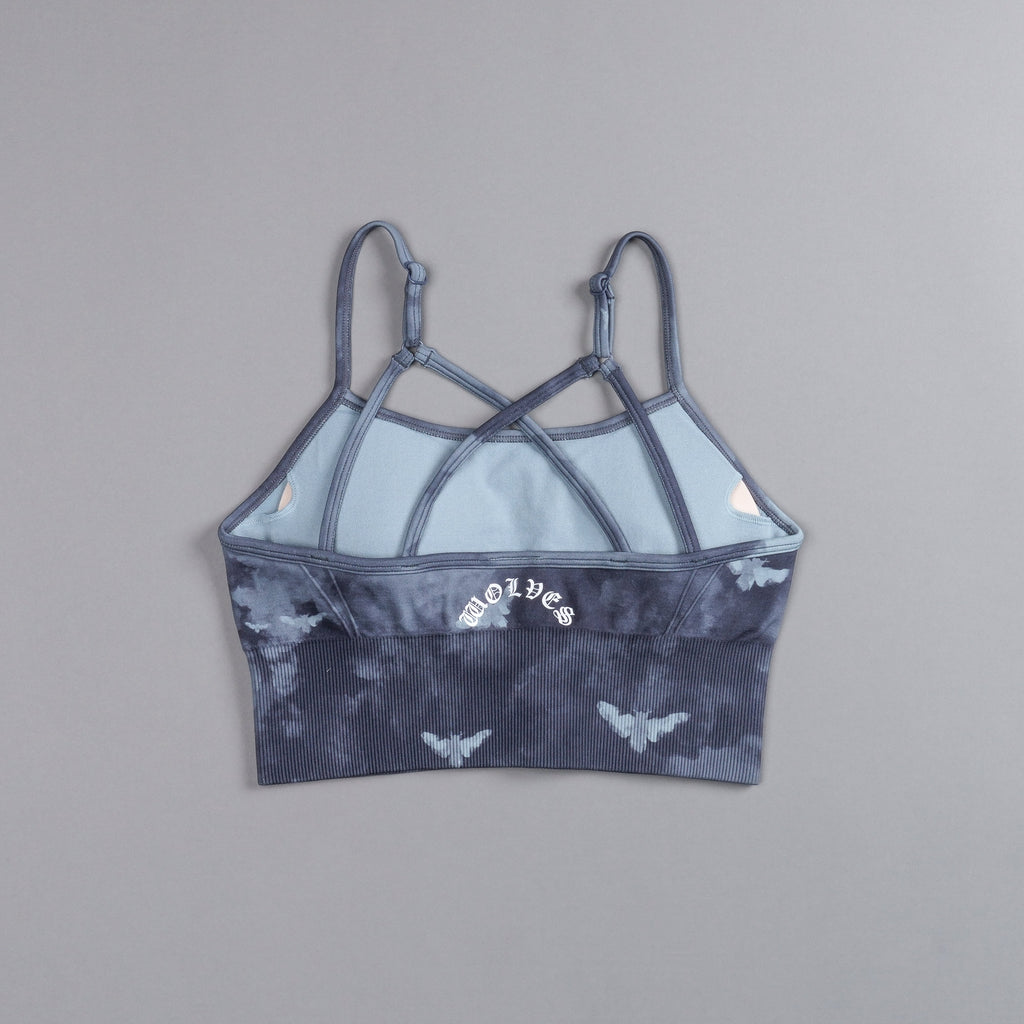 Single Wolf Chopper "Everson Seamless" Huxley Bra in Blue Lagoon Death Moth Ghost Clouds - imagem 4