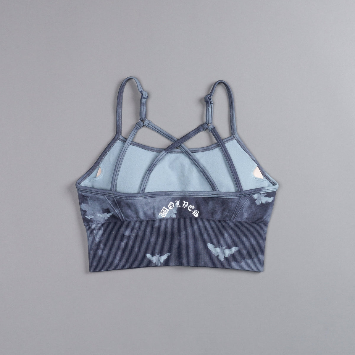 Single Wolf Chopper "Everson Seamless" Huxley Bra in Blue Lagoon Death Moth Ghost Clouds - imagem 4