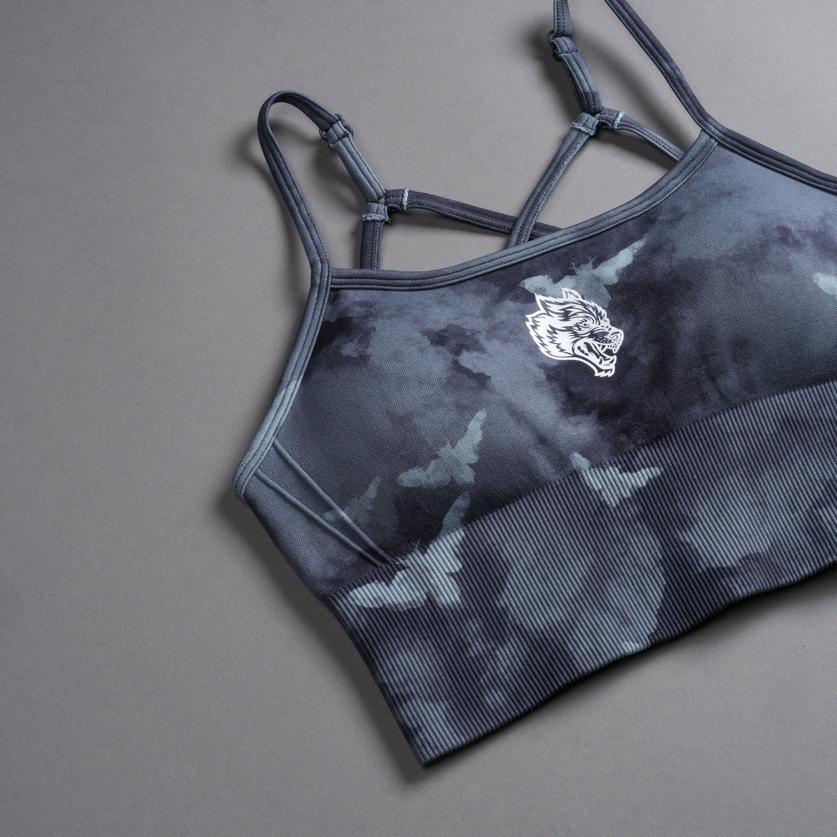 Single Wolf Chopper "Everson Seamless" Huxley Bra in Blue Lagoon Death Moth Ghost Clouds - imagem 7