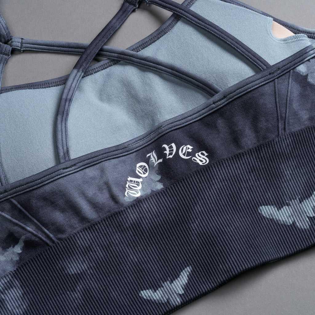 Single Wolf Chopper "Everson Seamless" Huxley Bra in Blue Lagoon Death Moth Ghost Clouds - imagem 8