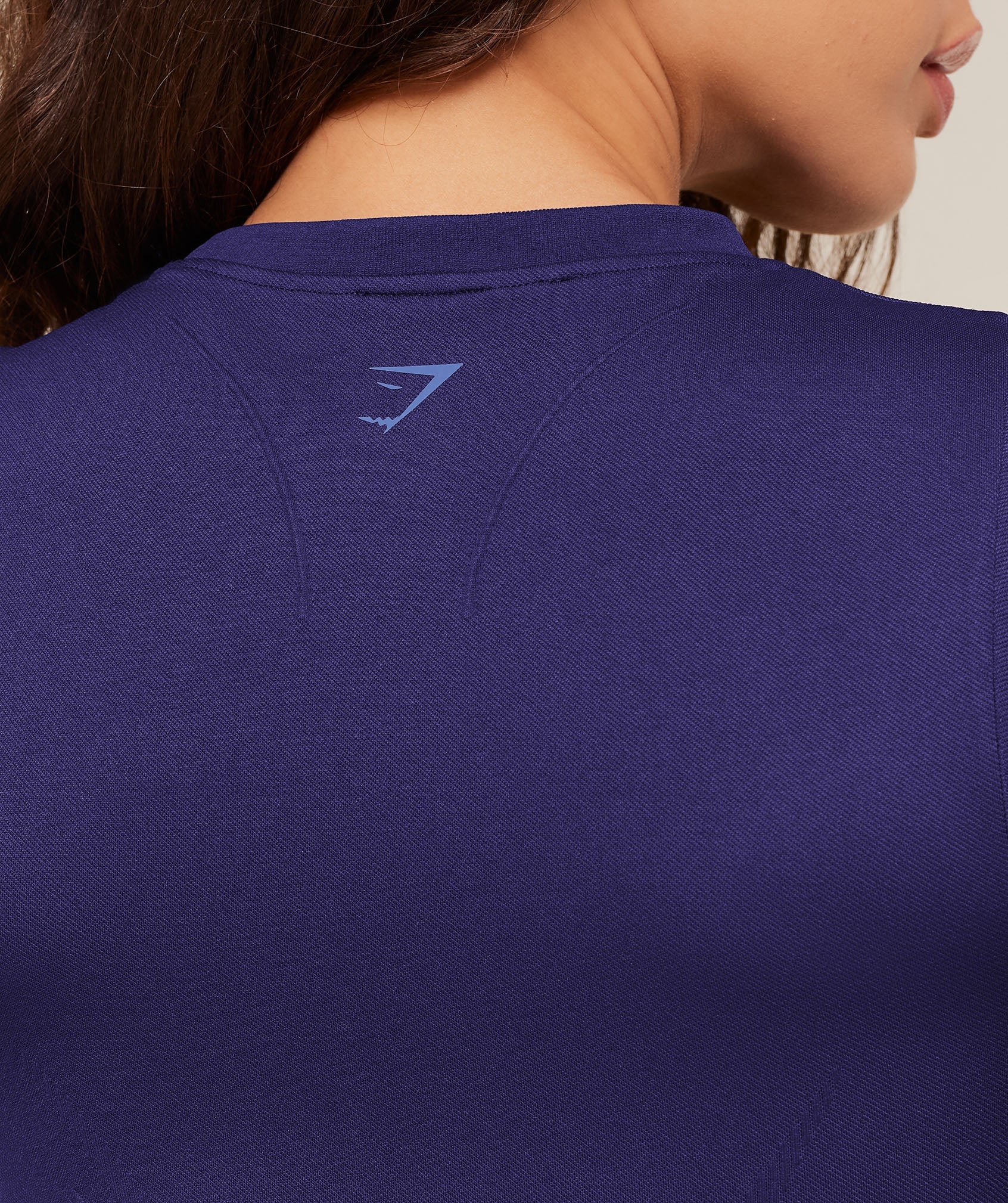 Poise Crew Neck Short Sleeve Top - Indigo Purple — imagem 6