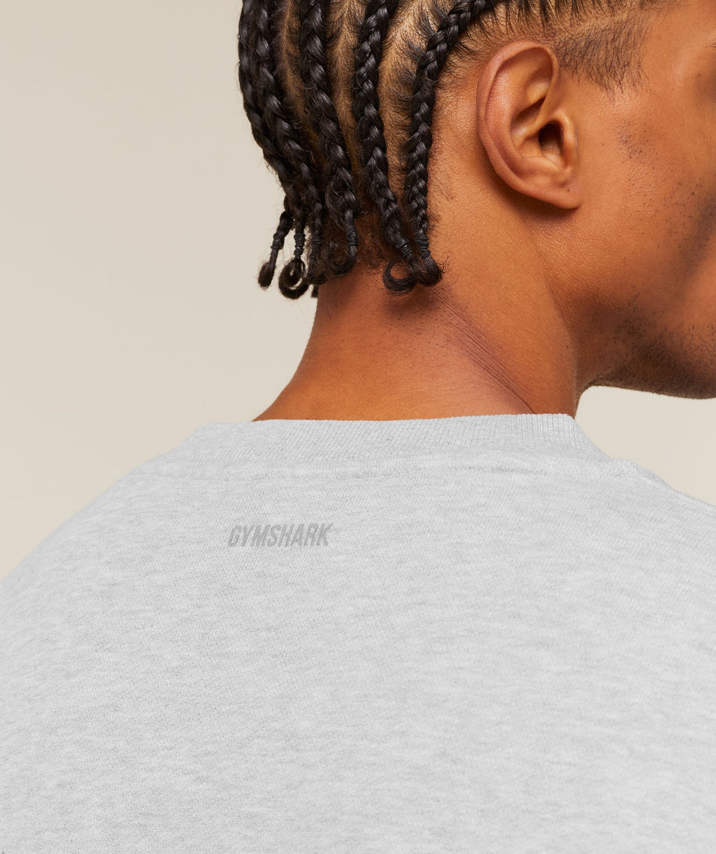 GSLC Henley Sweat - Bros Soft Grey Marl — imagem 4