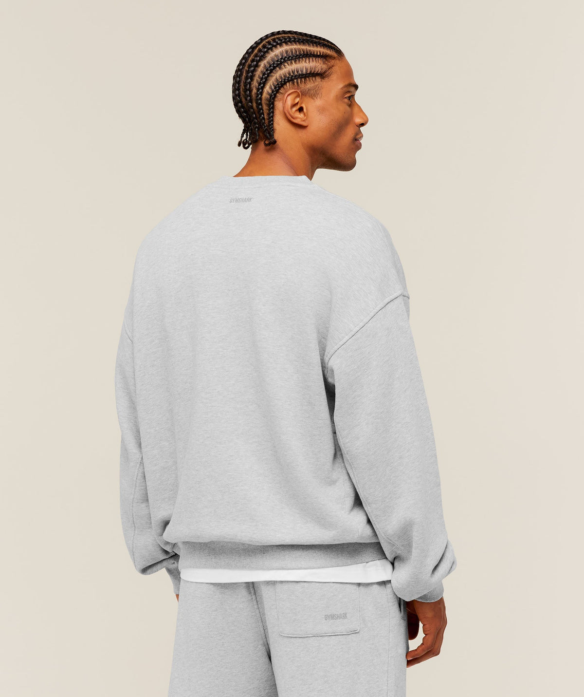 GSLC Henley Sweat - Bros Soft Grey Marl — imagem 2