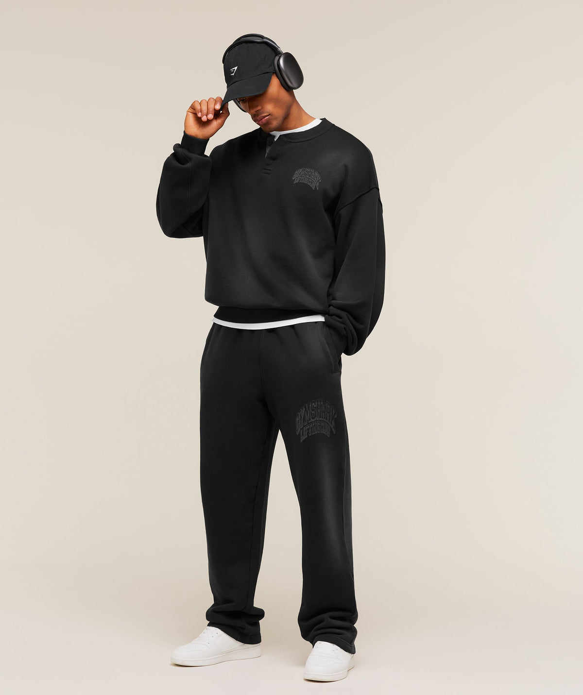 GSLC Henley Sweat - Black — imagem 5