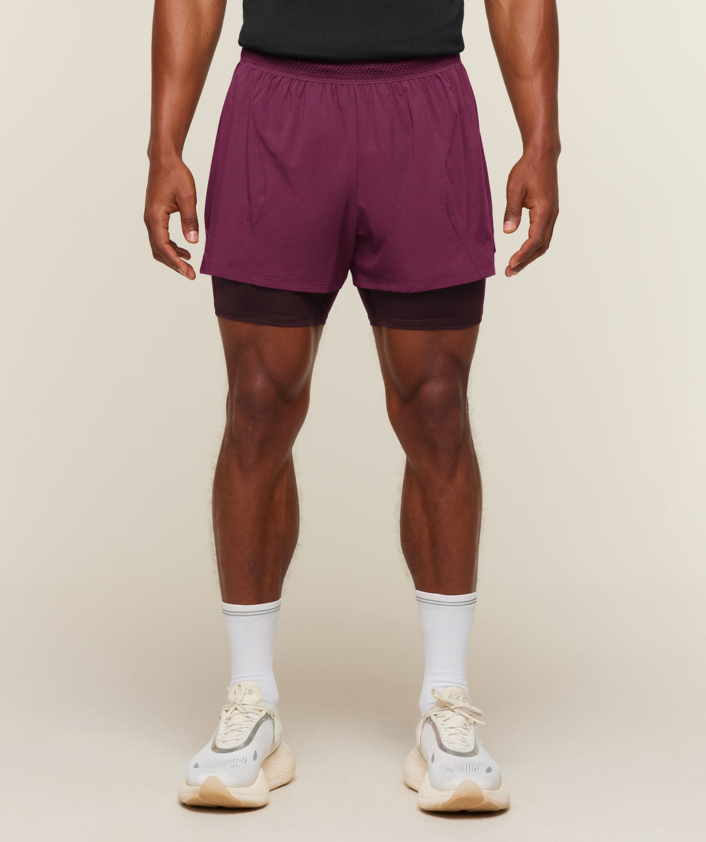 Running 4" 2in1 Shorts - Strength Pink/Cherry Purple — imagem 3