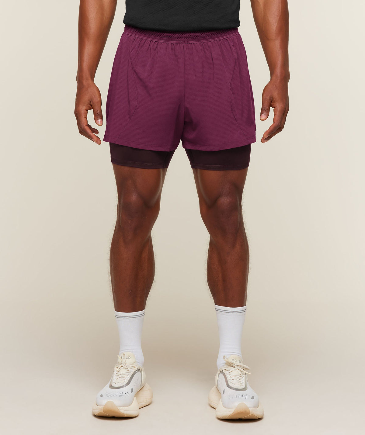 Running 4" 2in1 Shorts - Strength Pink/Cherry Purple — imagem 3