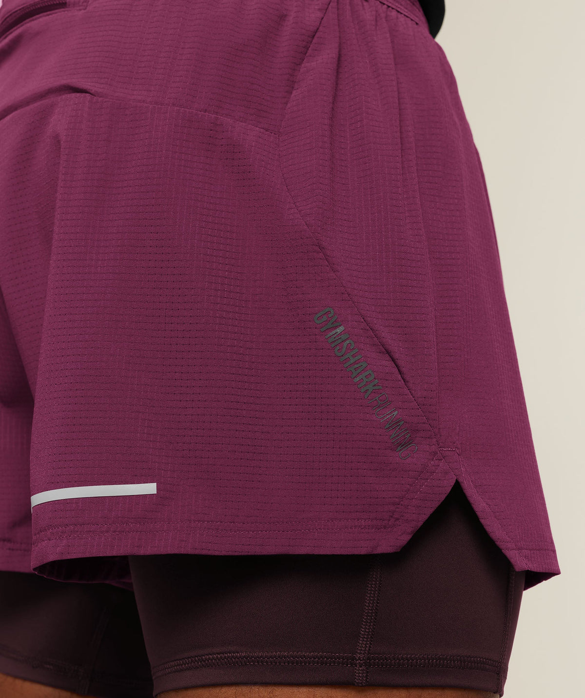 Running 4" 2in1 Shorts - Strength Pink/Cherry Purple — imagem 6