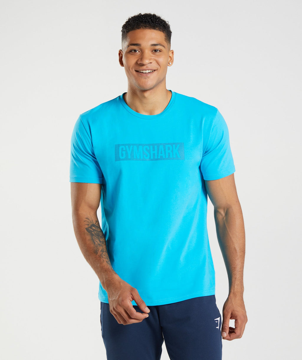 Block T-Shirt - Shark Blue — imagem 1