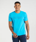 Block T-Shirt - Shark Blue — imagem 1