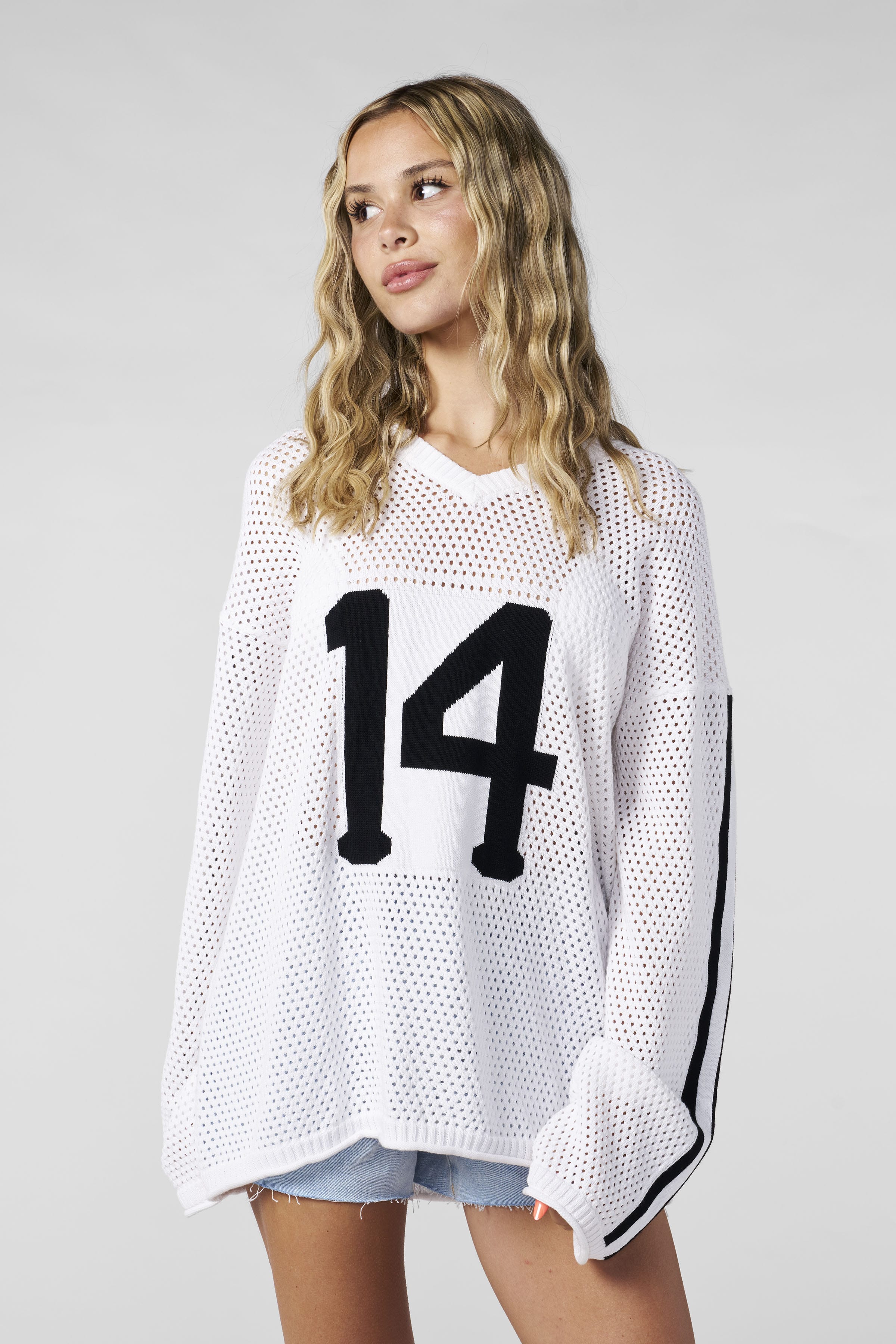 W4001 Crochet Jersey — imagem 7