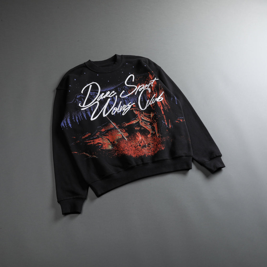 She The Hardest Climb "Vintage London" Crewneck in Charcoal - imagem 8