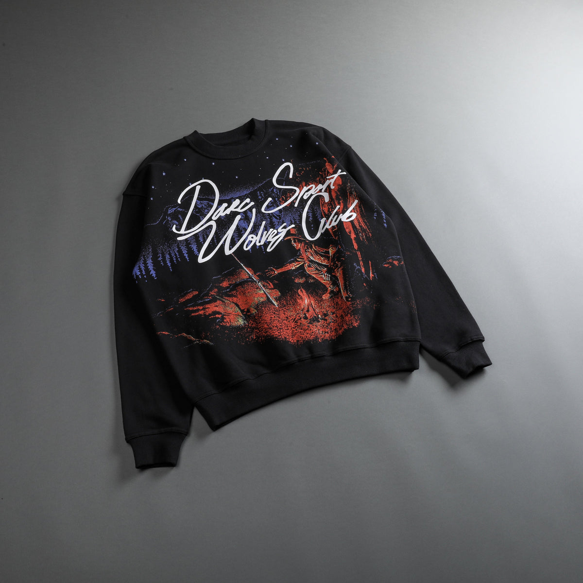 She The Hardest Climb "Vintage London" Crewneck in Charcoal - imagem 8