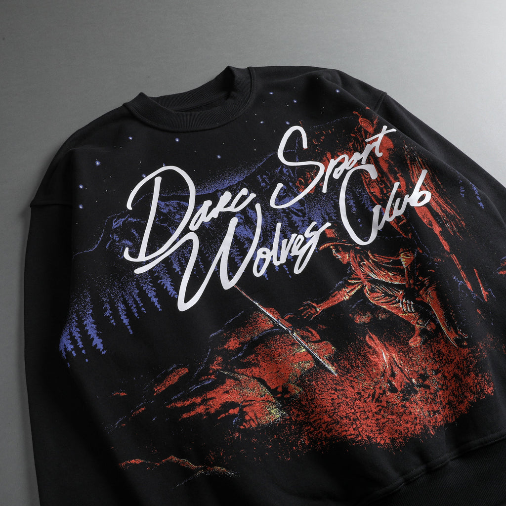 She The Hardest Climb "Vintage London" Crewneck in Charcoal - imagem 9