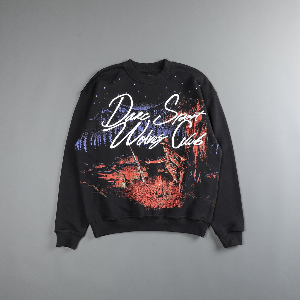 She The Hardest Climb "Vintage London" Crewneck in Charcoal - imagem 4