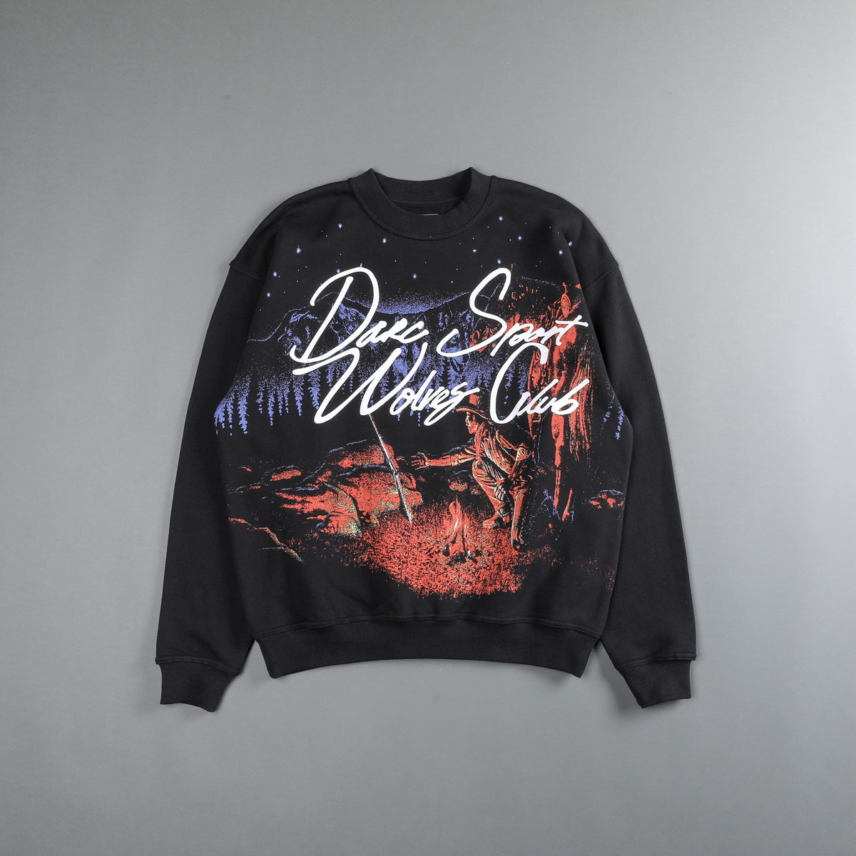 She The Hardest Climb "Vintage London" Crewneck in Charcoal - imagem 4