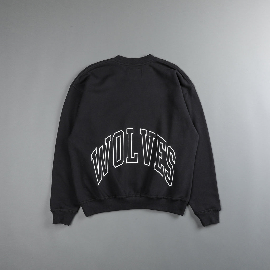 She The Hardest Climb "Vintage London" Crewneck in Charcoal - imagem 3