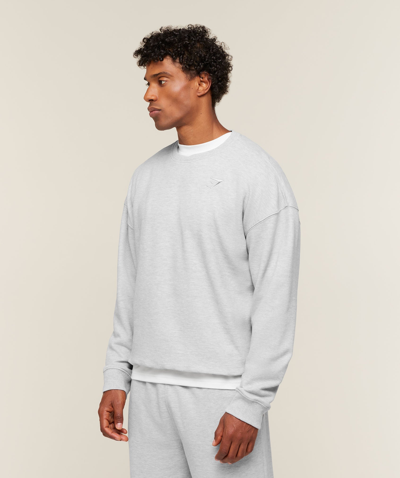Campus Crest Sweatshirt - Bros Soft Grey Marl — imagem 3