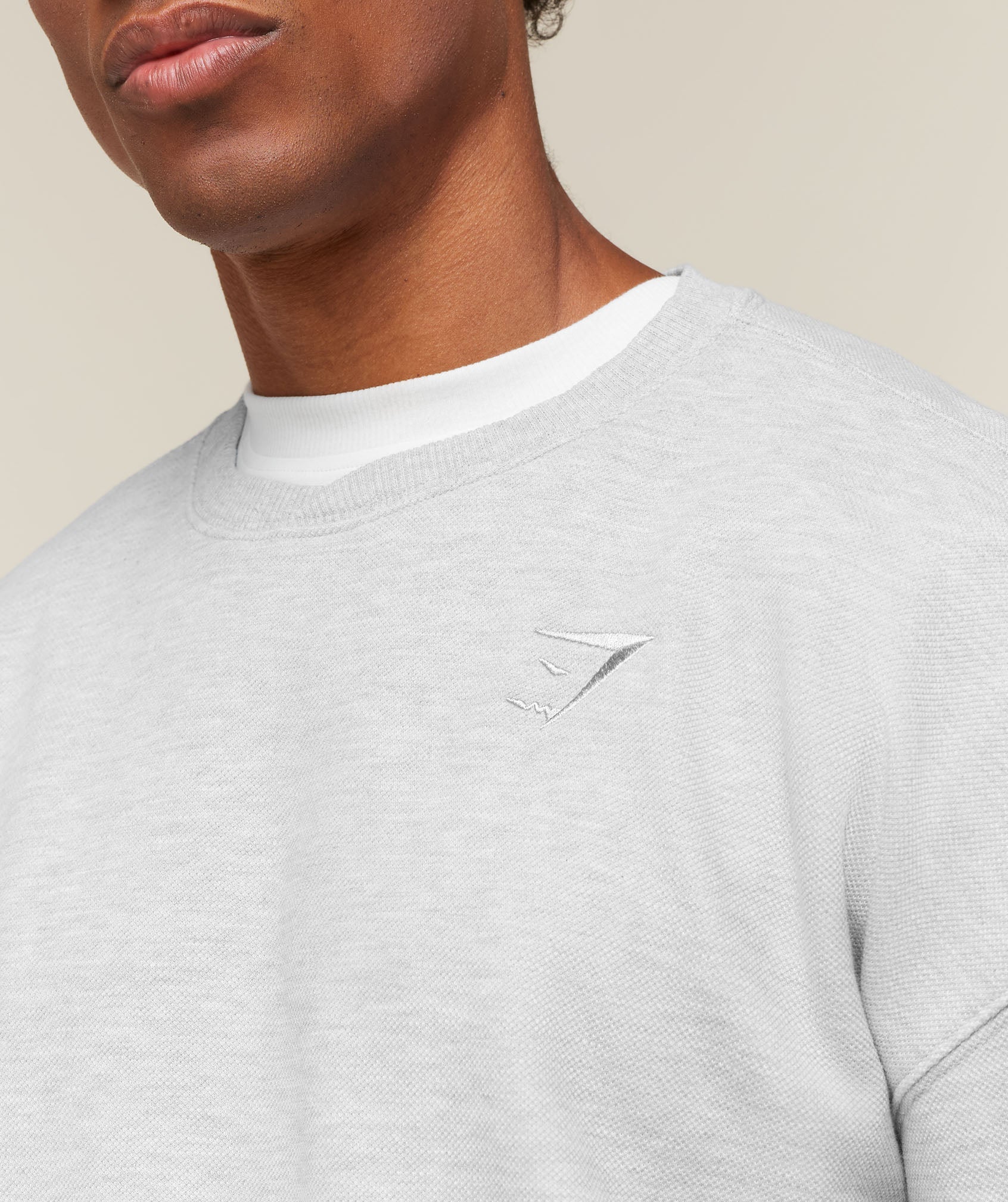 Campus Crest Sweatshirt - Bros Soft Grey Marl — imagem 6
