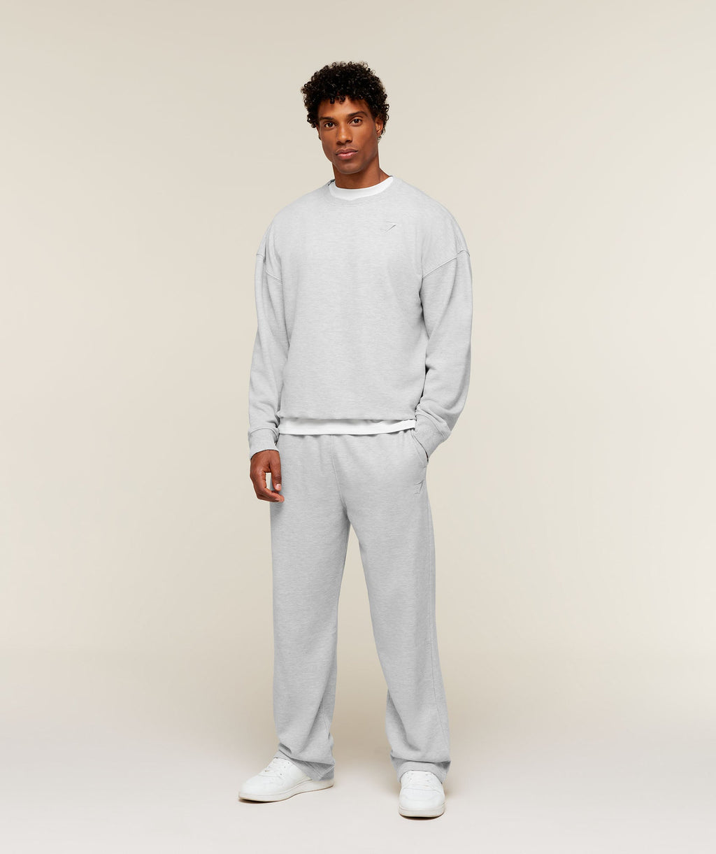 Campus Crest Sweatshirt - Bros Soft Grey Marl — imagem 4