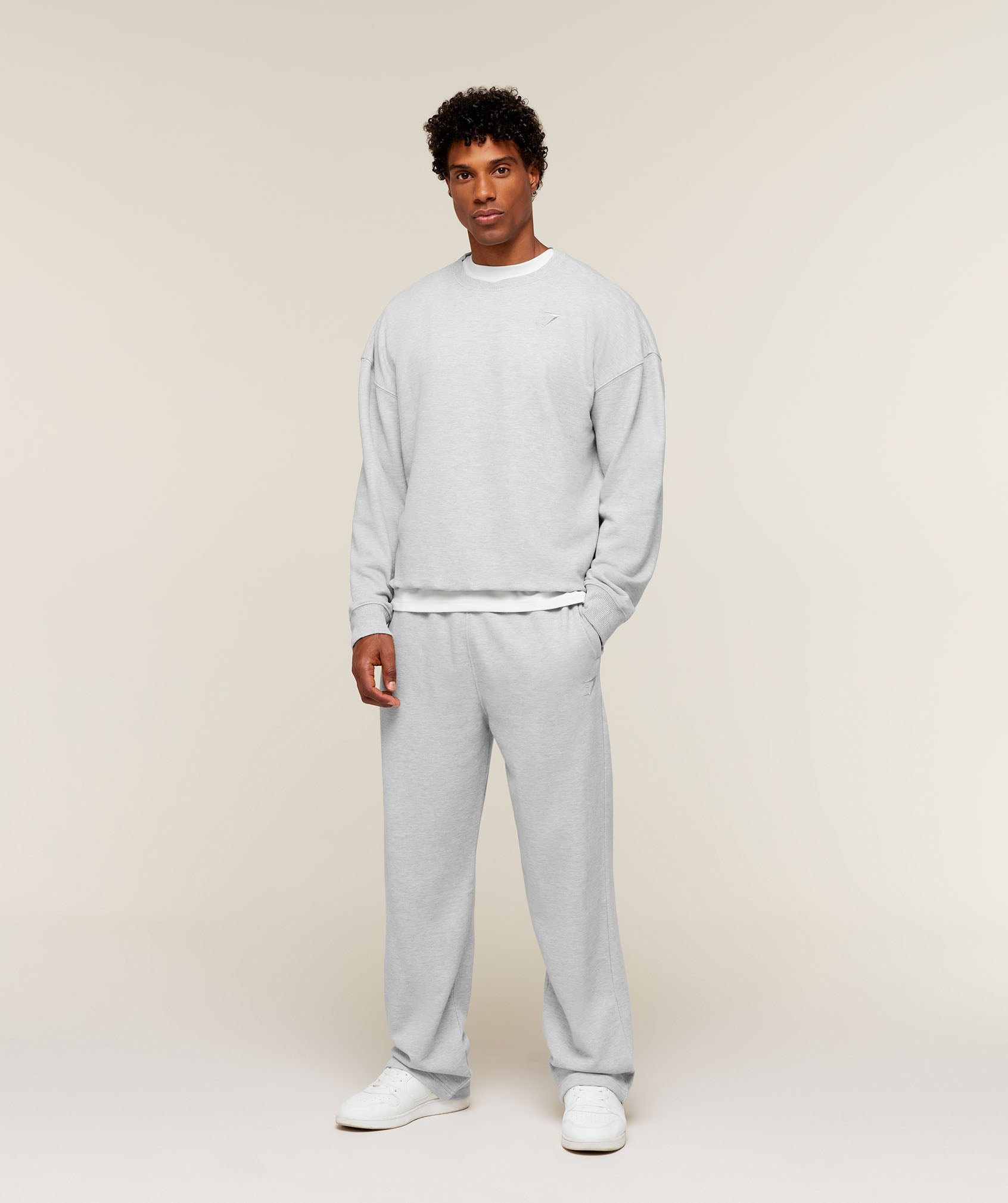 Campus Crest Sweatshirt - Bros Soft Grey Marl — imagem 4