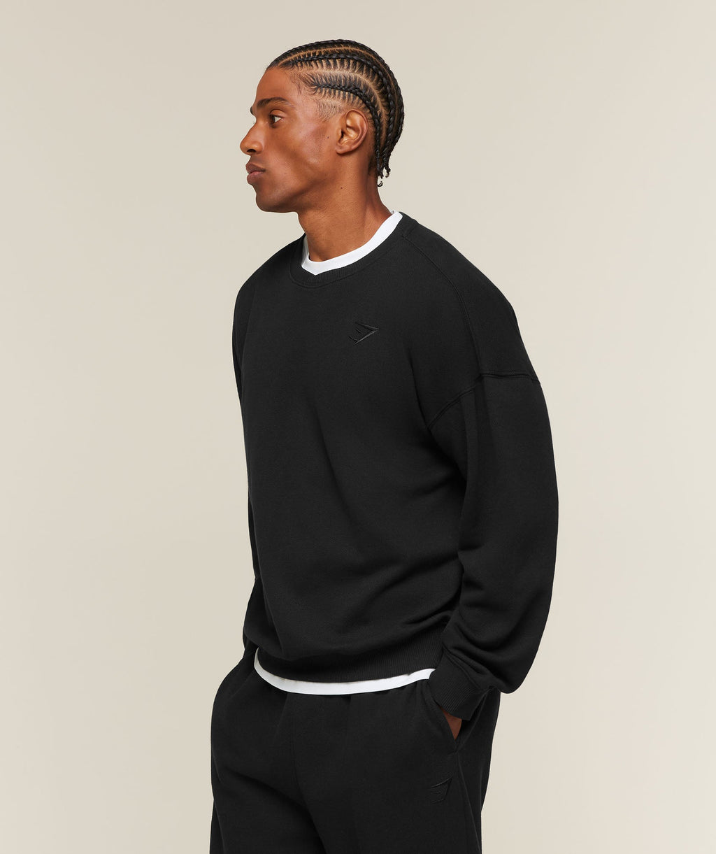 Campus Crest Sweatshirt - Black — imagem 3