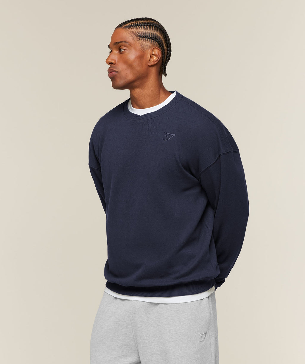 Campus Crest Sweatshirt - Heavy Blue — imagem 3