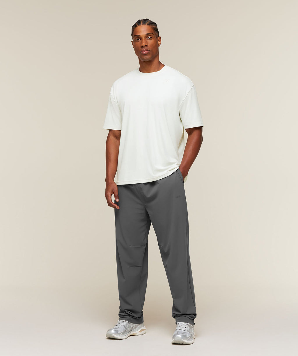 Campus Crest Oversized Pants - Dark Grey — imagem 6