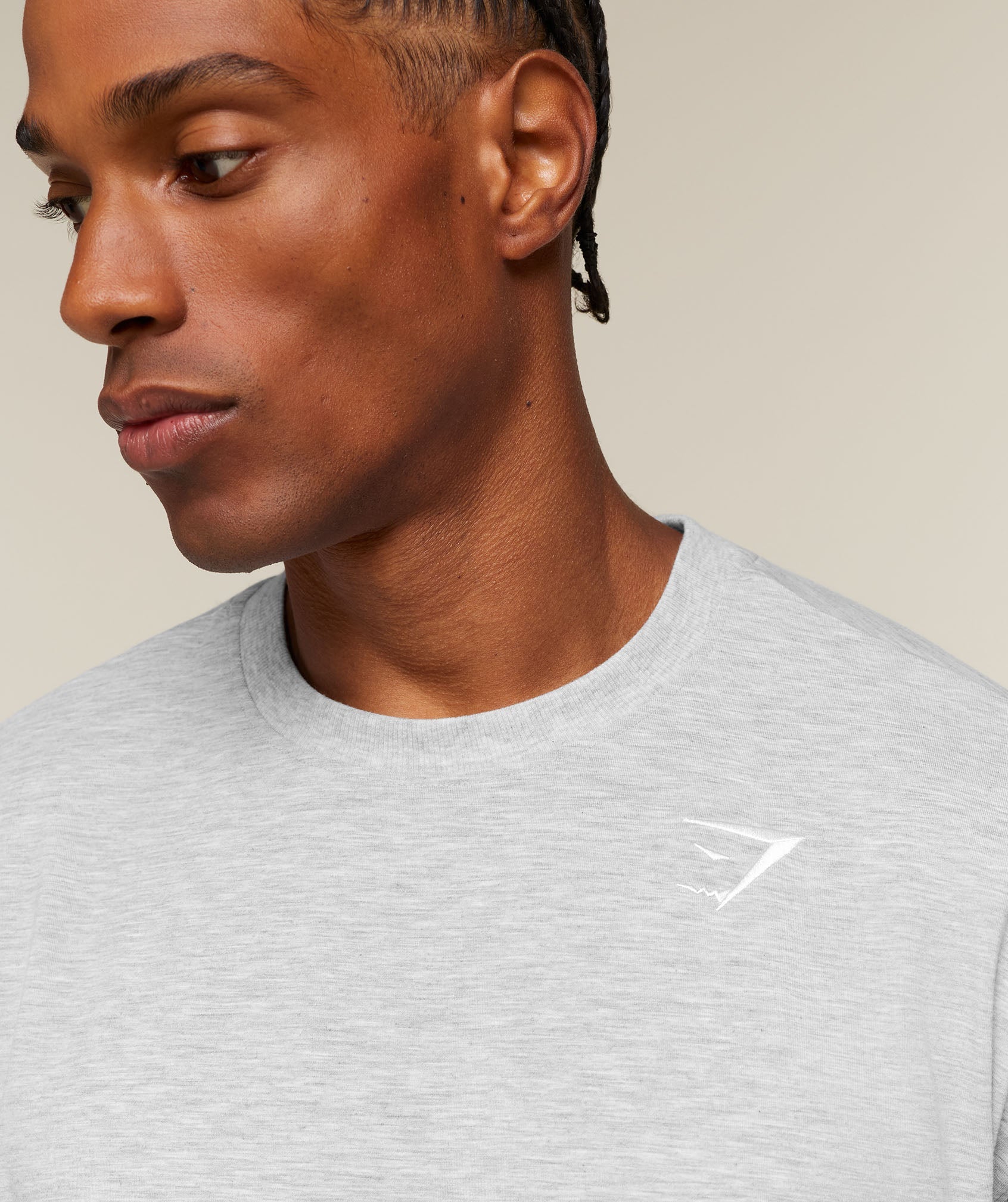 Campus Crest T-Shirt - Bros Soft Grey Marl — imagem 4