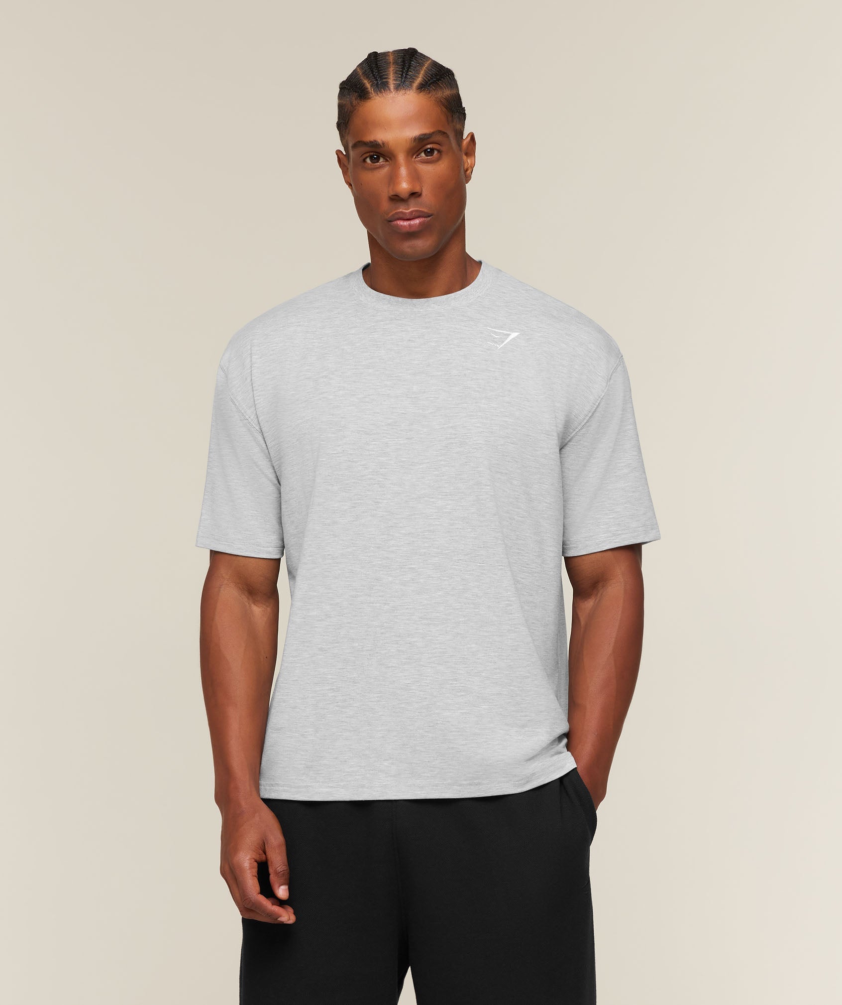 Campus Crest T-Shirt - Bros Soft Grey Marl — imagem 1