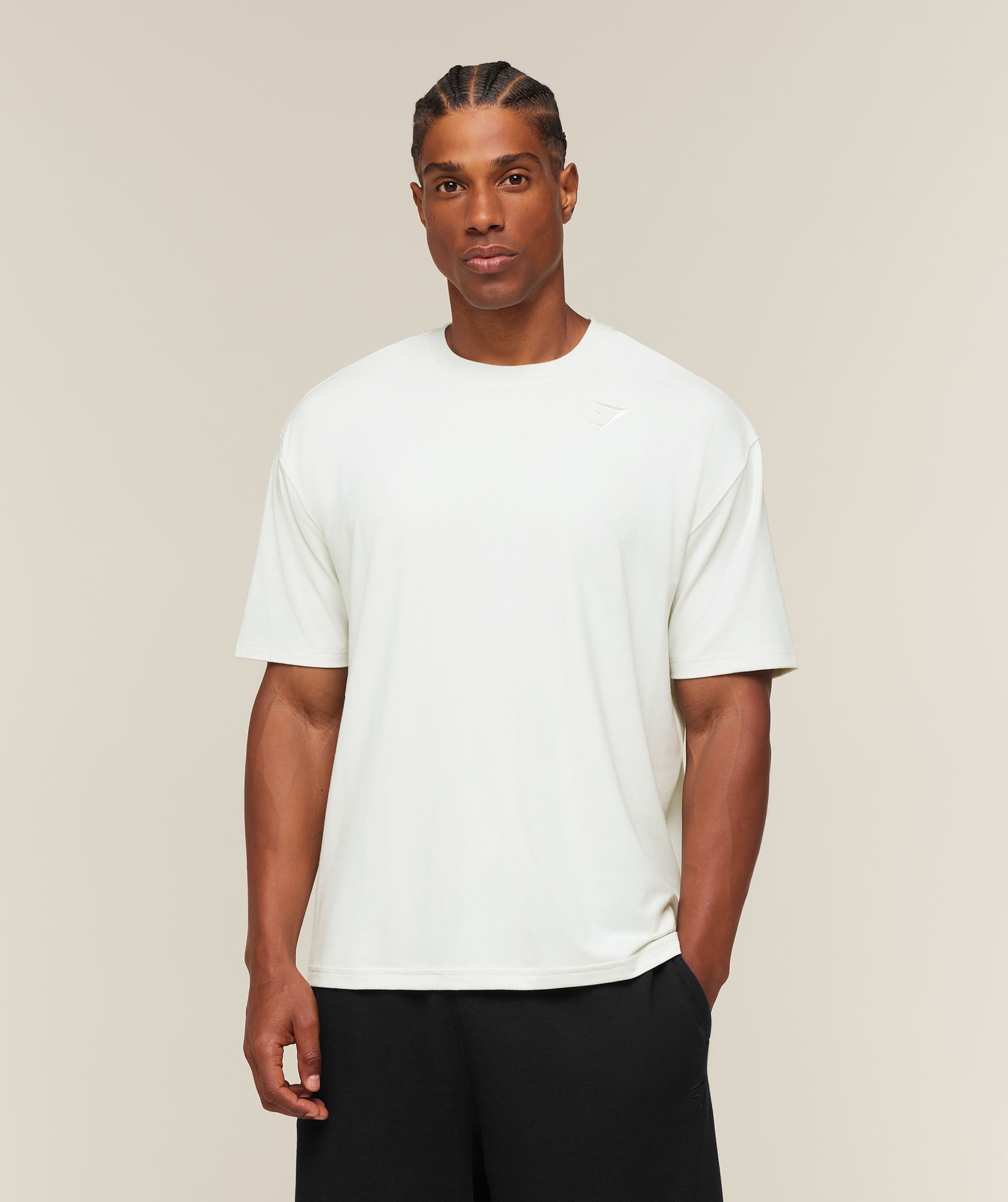 Campus Crest T-Shirt - Soft White — imagem 1