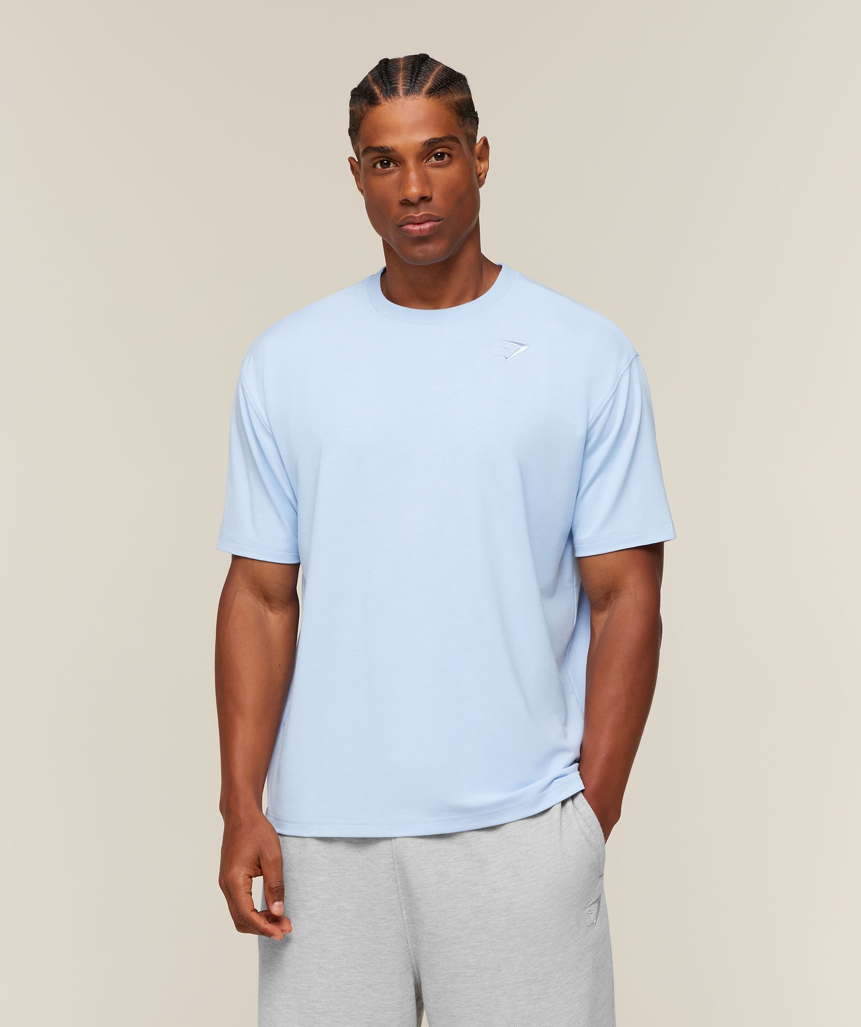 Campus Crest T-Shirt - Tranquil Blue — imagem 1