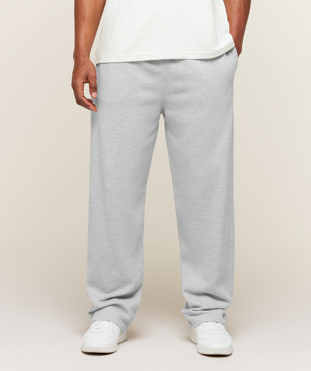 Campus Crest Wide Leg Joggers - Bros Soft Grey Marl — imagem 1