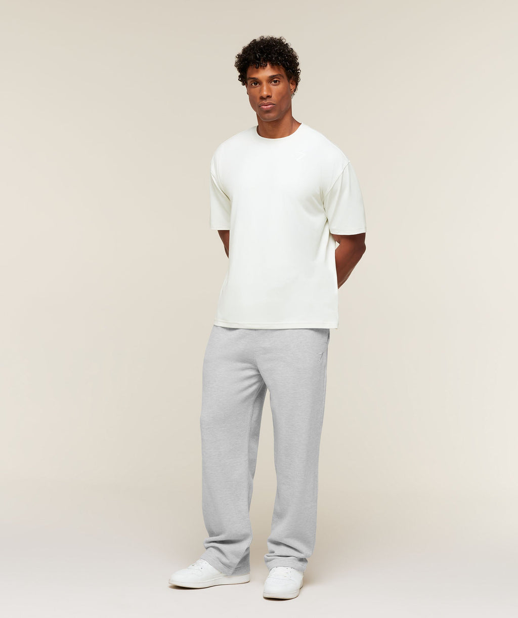 Campus Crest Wide Leg Joggers - Bros Soft Grey Marl — imagem 6