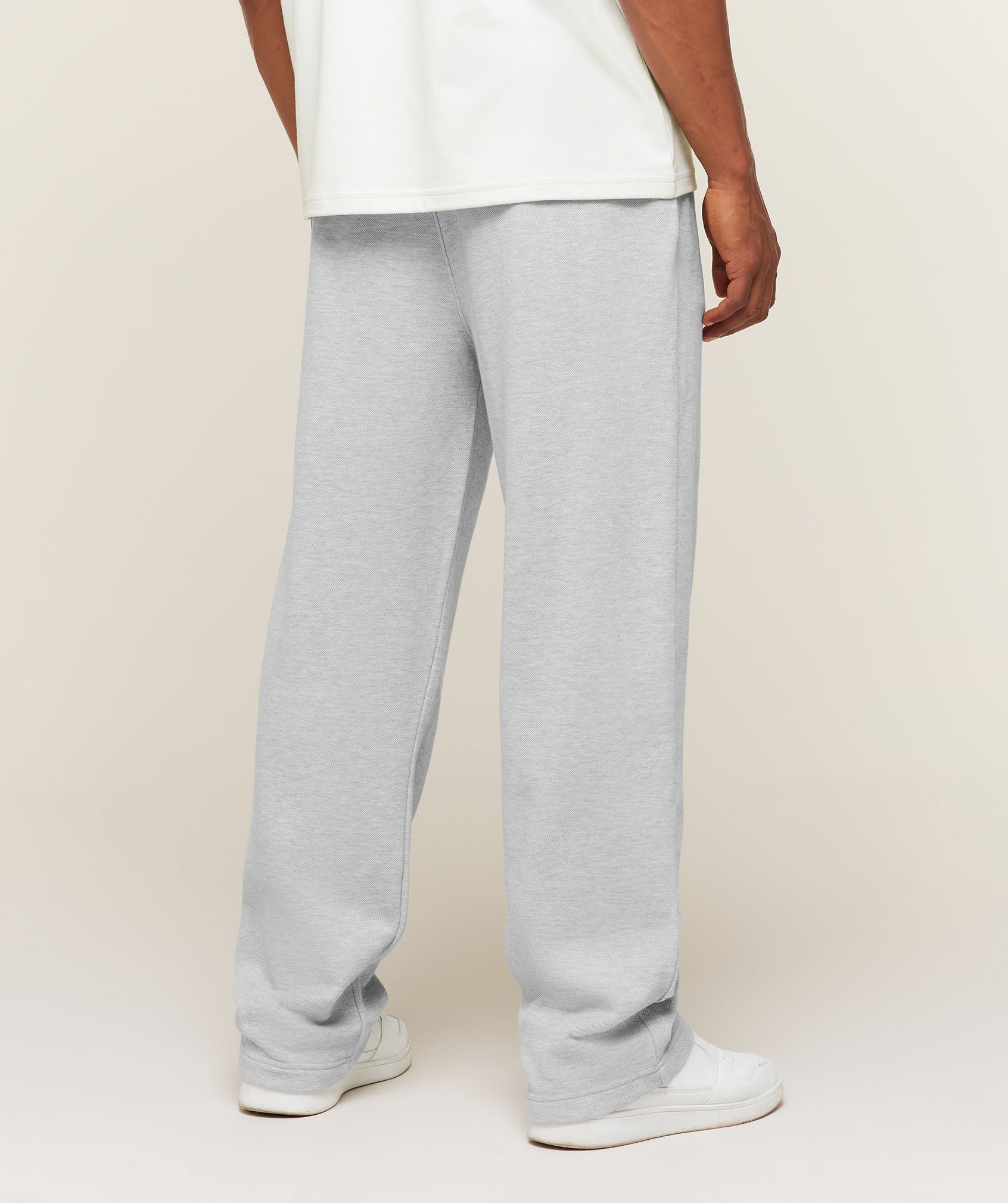 Campus Crest Wide Leg Joggers - Bros Soft Grey Marl — imagem 3