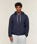 Campus Crest Zip Through Hoodie - Heavy Blue — imagem 1