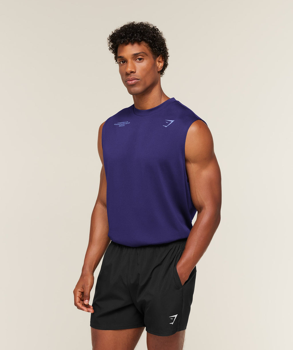 Conditioning Club Tank - Indigo Purple/Steady Purple — imagem 3