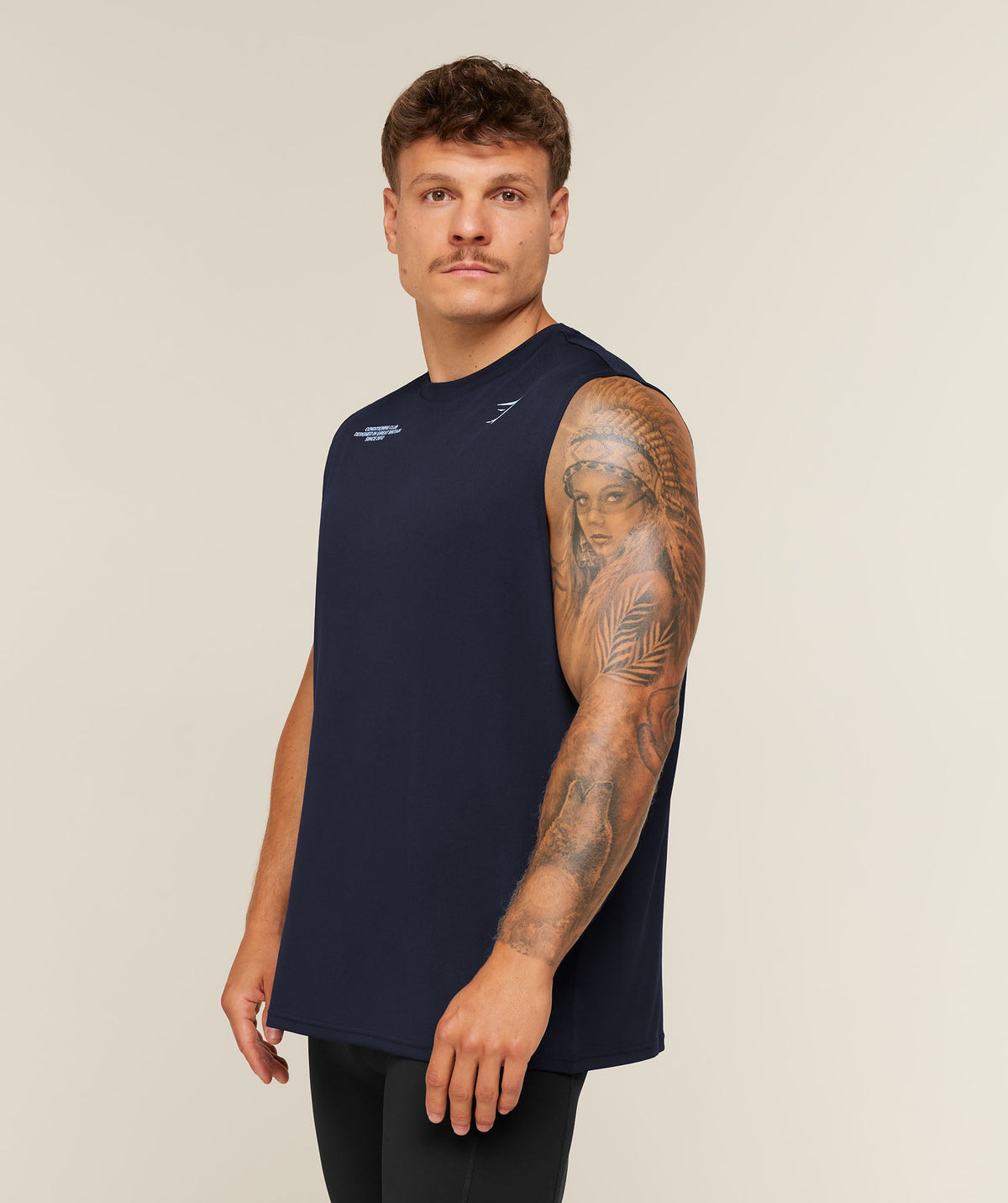 Conditioning Club Tank - Heavy Blue/Tranquil Blue — imagem 3