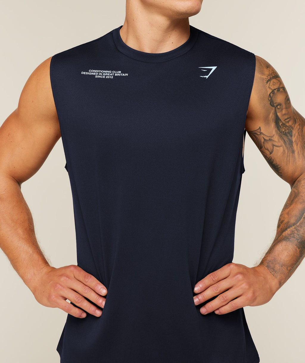Conditioning Club Tank - Heavy Blue/Tranquil Blue — imagem 6