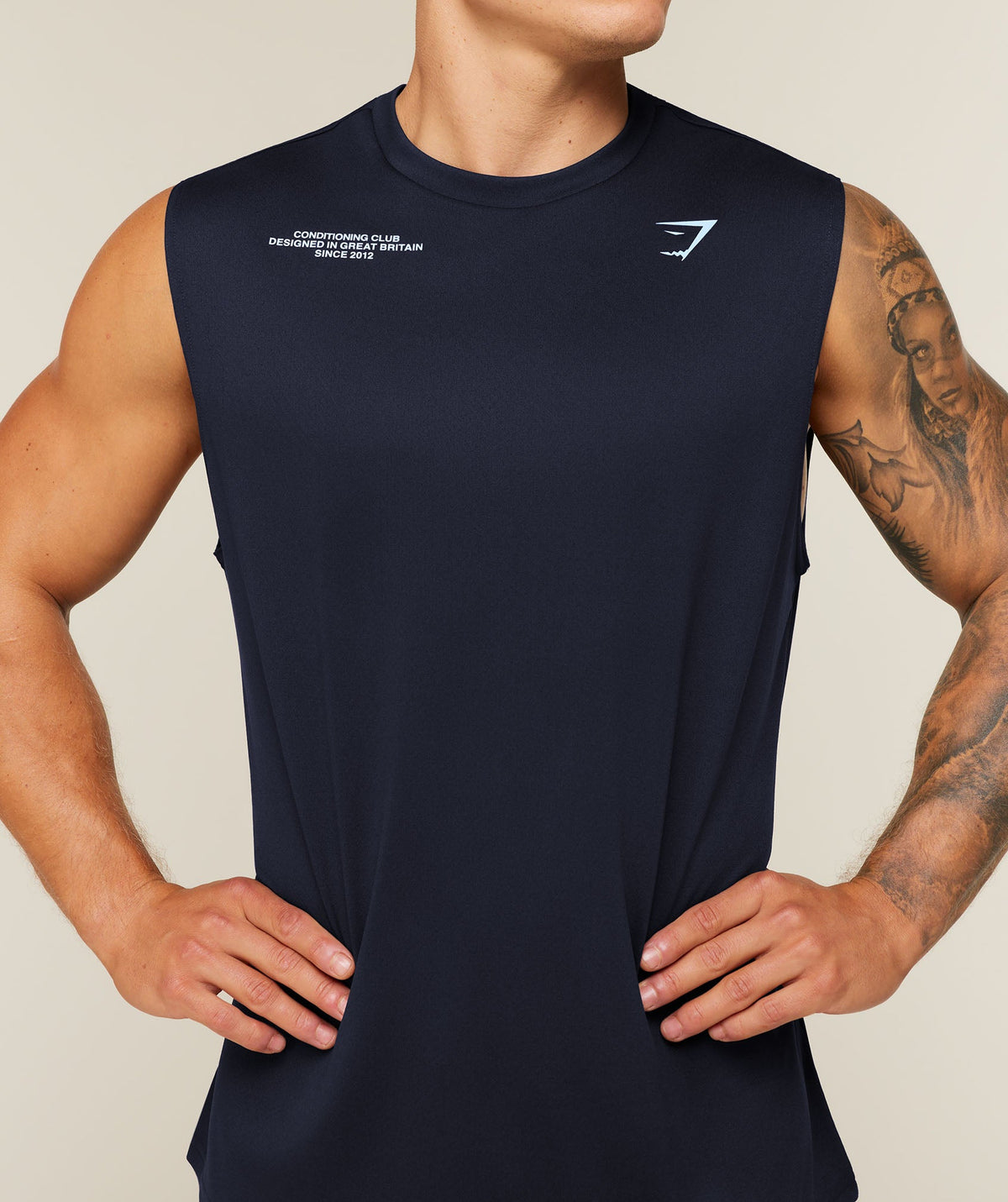 Conditioning Club Tank - Heavy Blue/Tranquil Blue — imagem 6