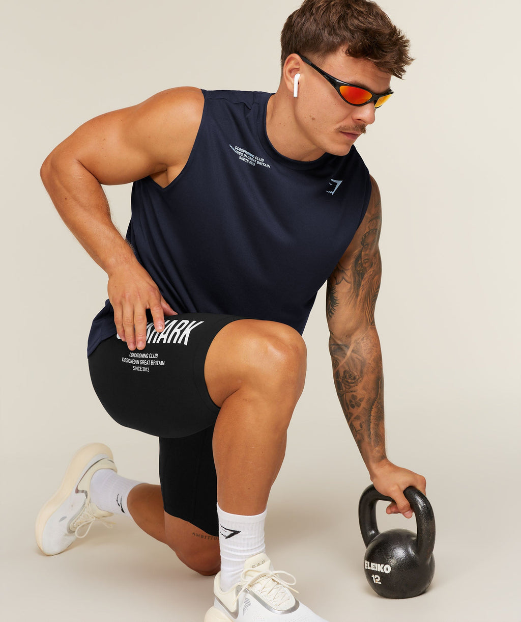 Conditioning Club Tank - Heavy Blue/Tranquil Blue — imagem 4