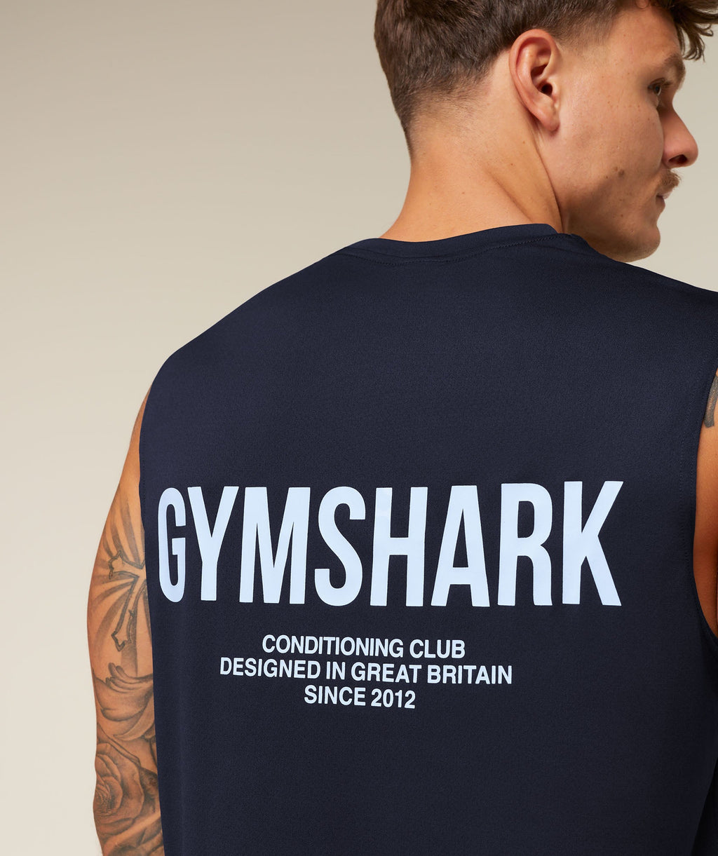 Conditioning Club Tank - Heavy Blue/Tranquil Blue — imagem 5