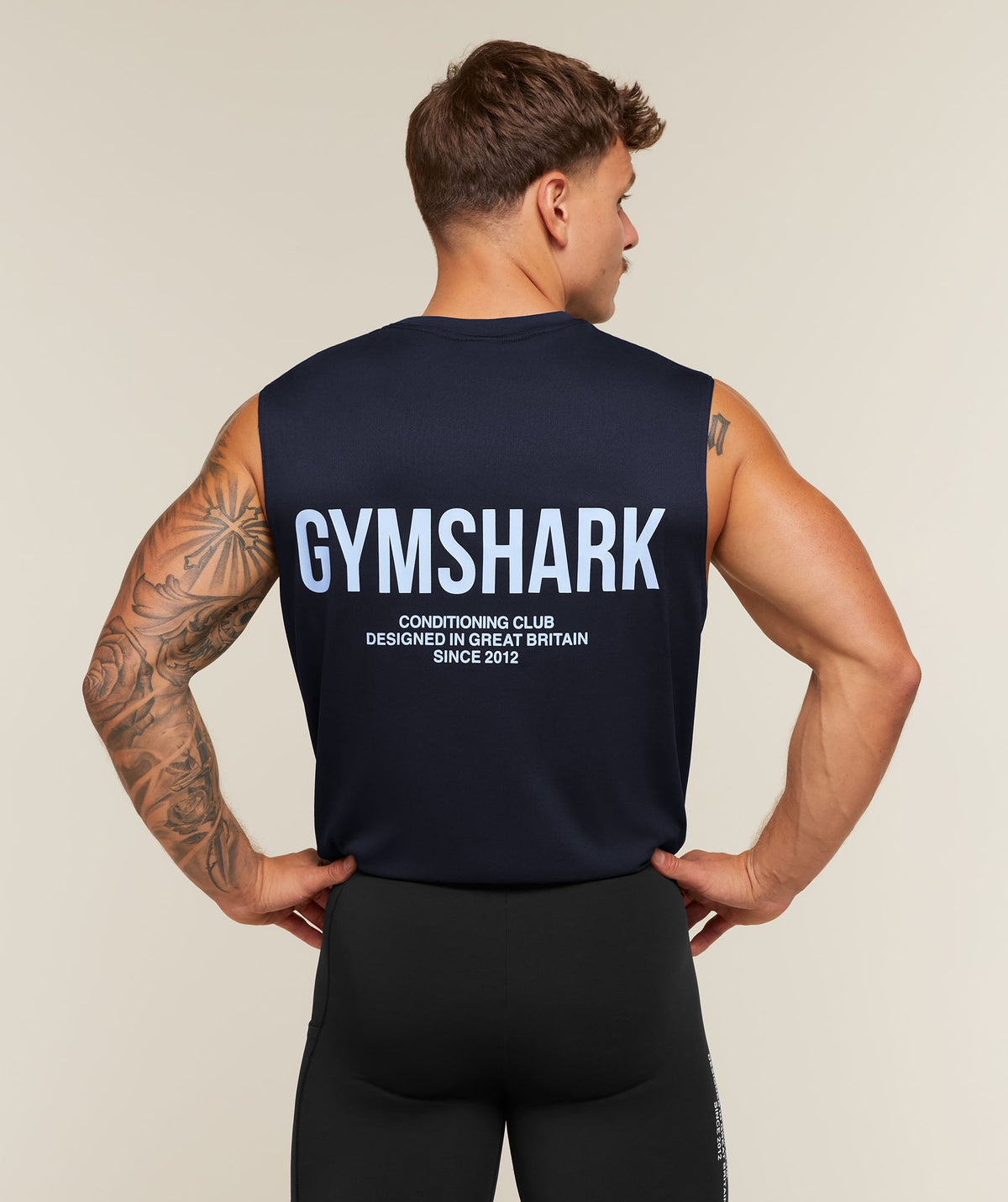 Conditioning Club Tank - Heavy Blue/Tranquil Blue — imagem 7