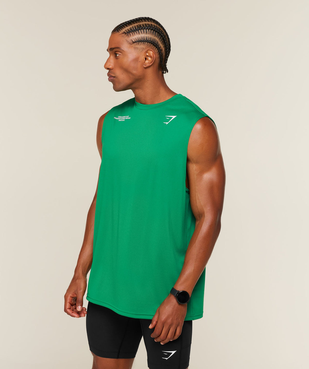 Conditioning Club Tank - Track Green/White — imagem 3